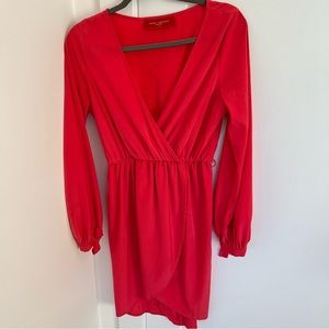 Akira coral pink dress